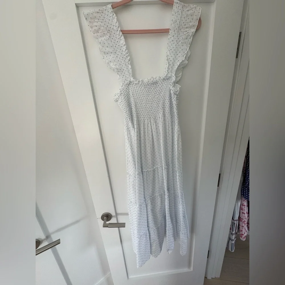 Hill House White Ruffle Dress - Picture 2 of 4